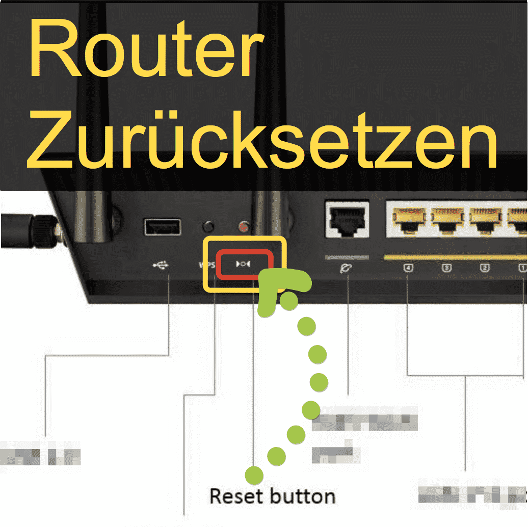 Router Reset Anleitung: Router auf Werkszustand zurücksetzen