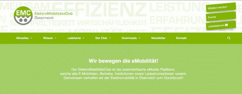 EMC Austria Webseite